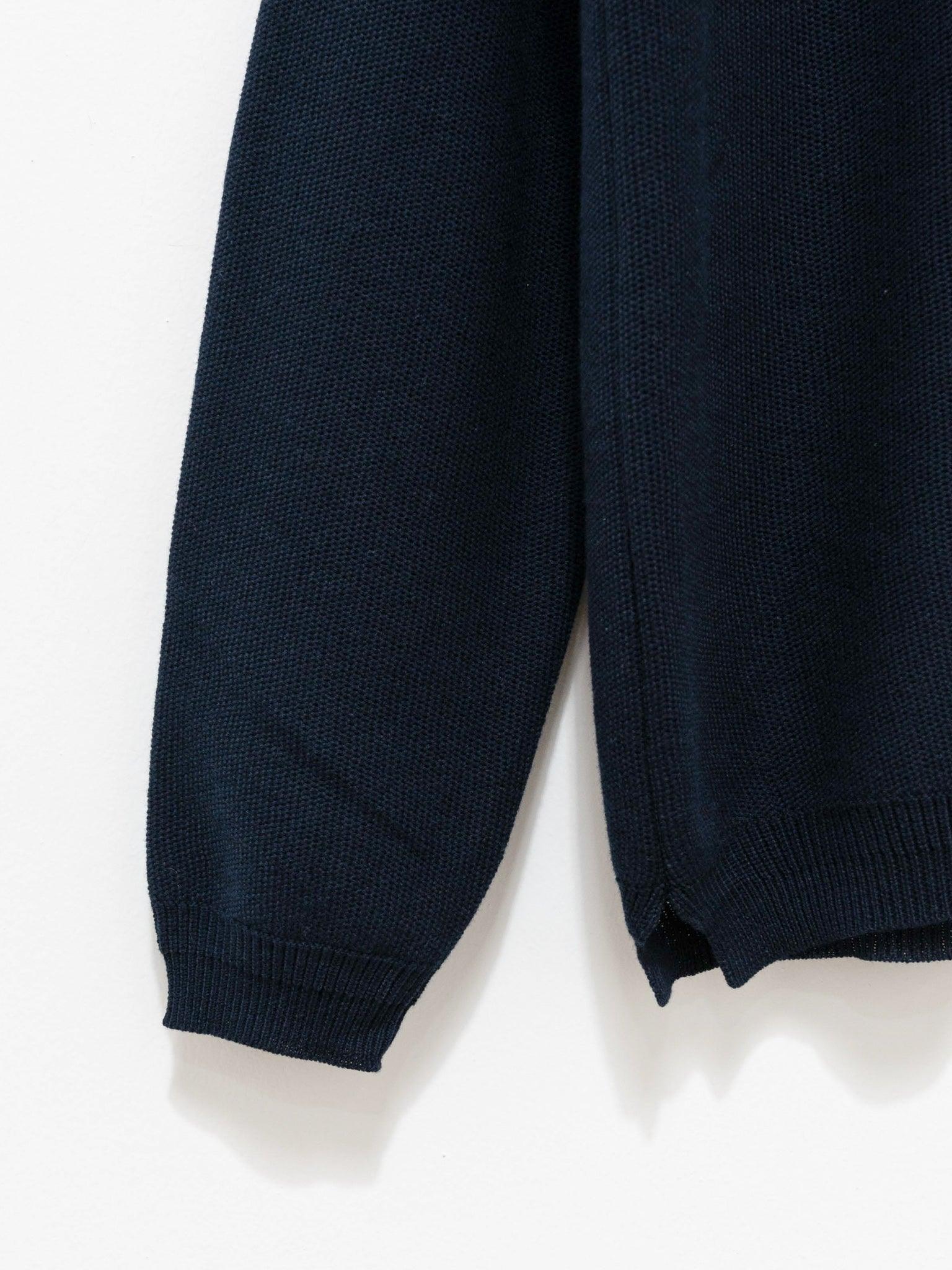 Namu Shop - Fujito L/S Knit T-Shirt - Navy