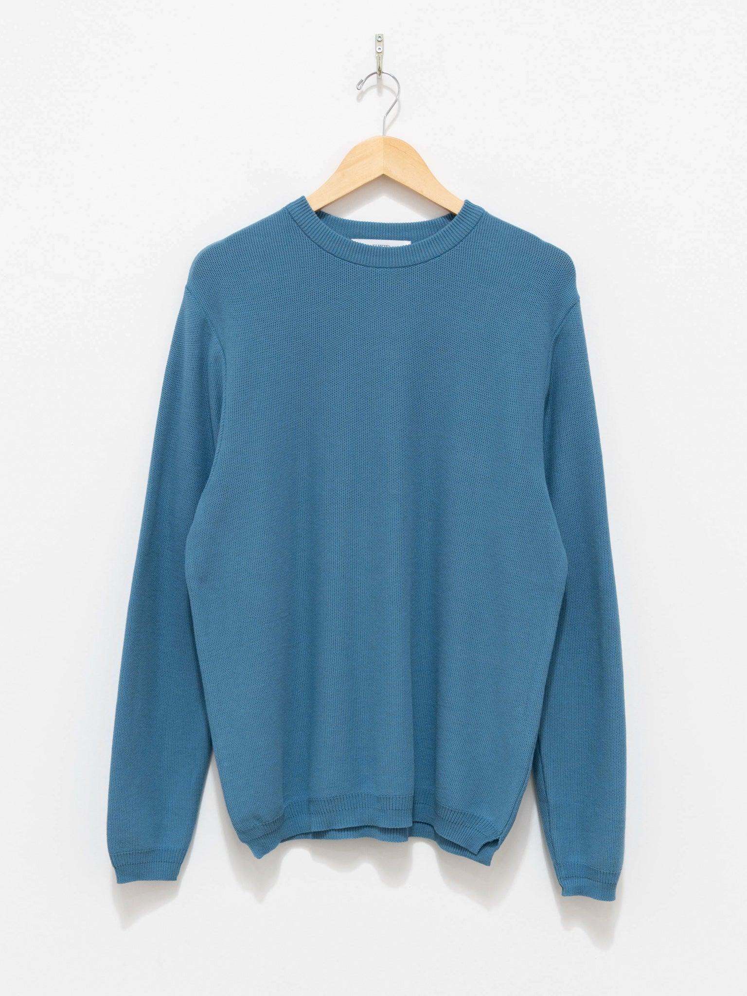 Namu Shop - Fujito L/S Knit T-Shirt - Sax