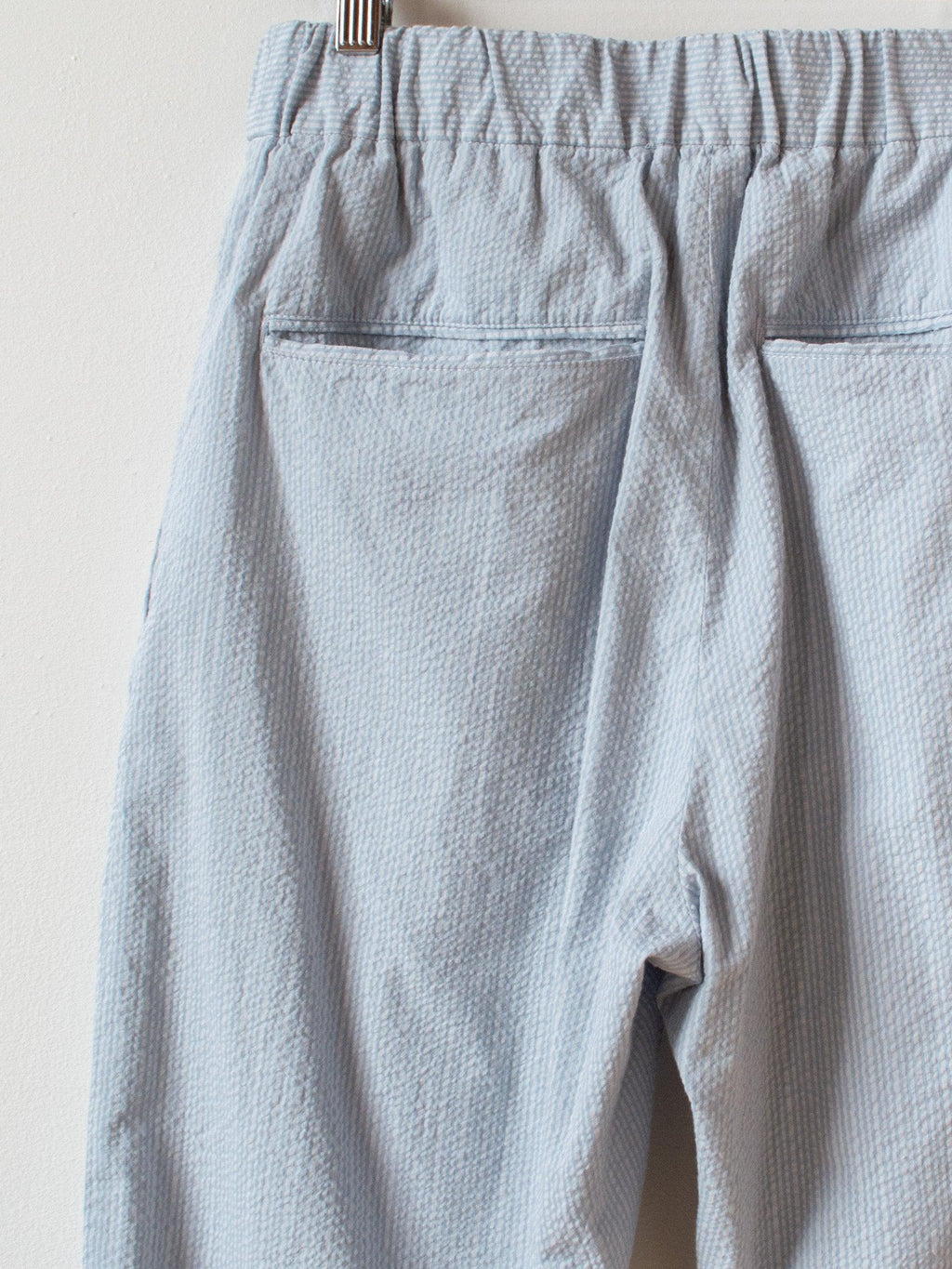 Namu Shop - Fujito Seersucker Easy Pants - Sax