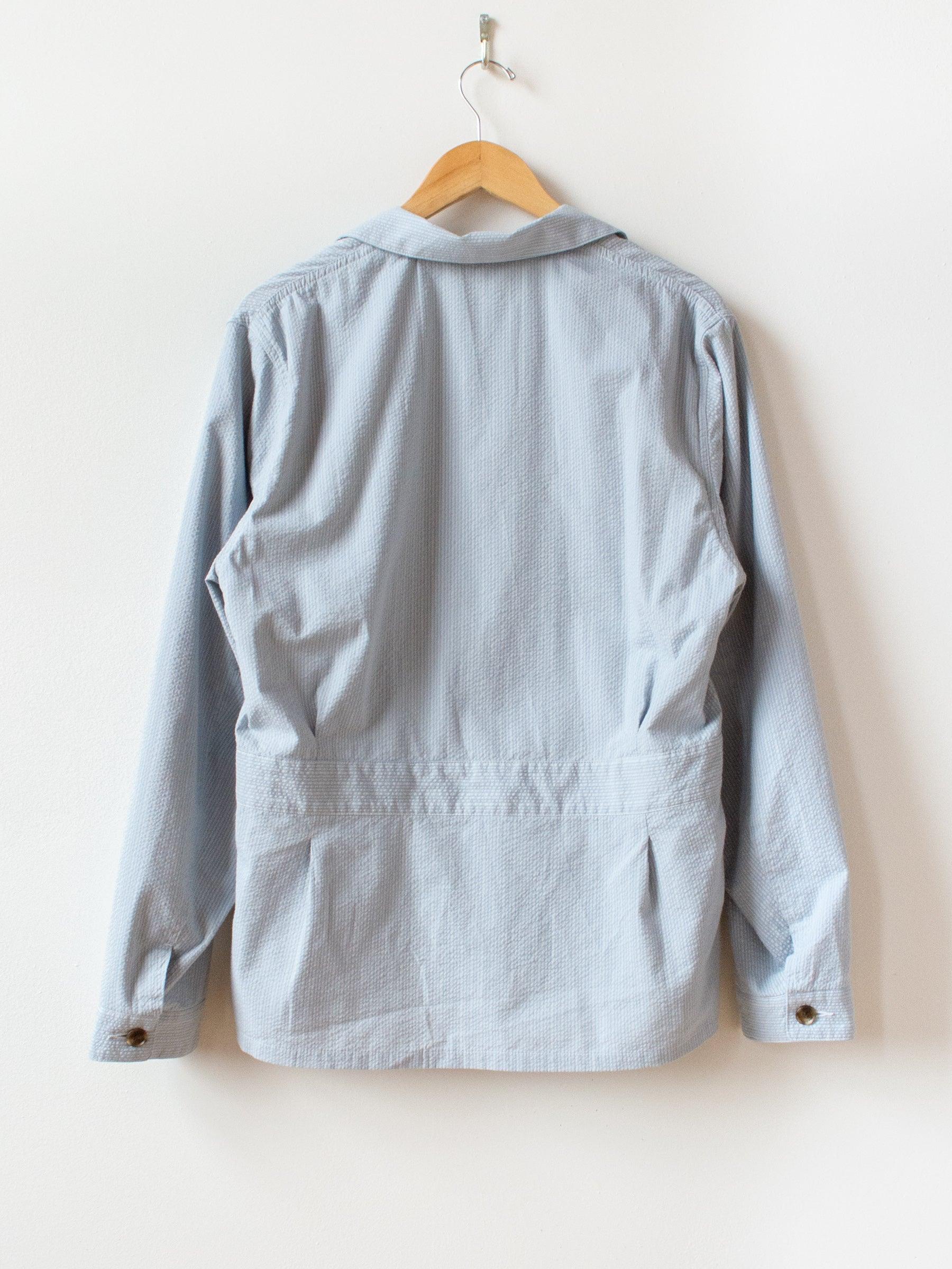 Namu Shop - Fujito Seersucker Work Jacket - Sax