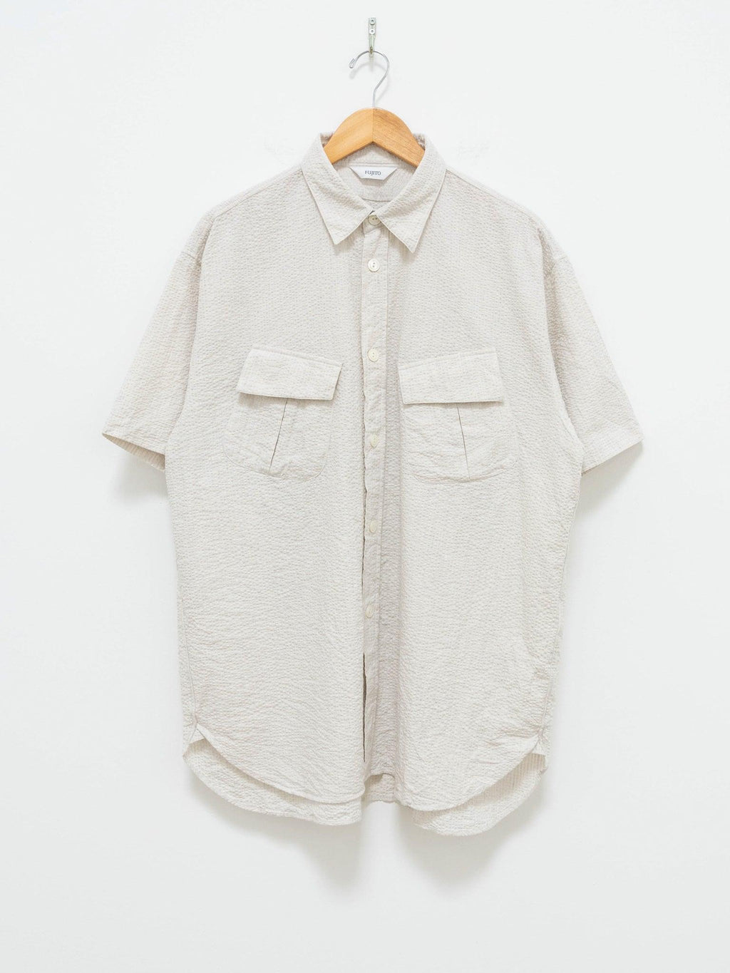 Namu Shop - Fujito S/S Fatigue Shirt - Natural