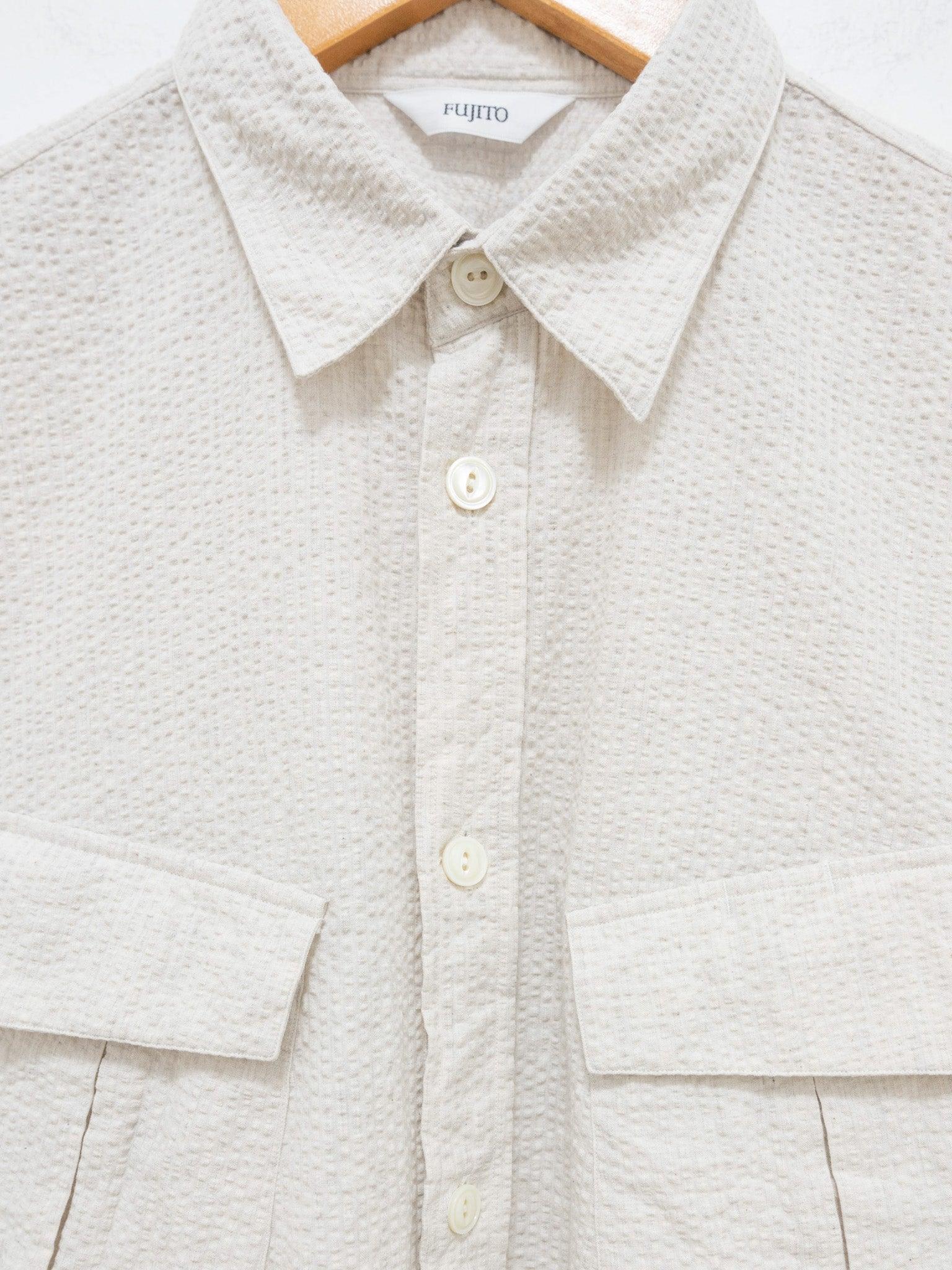 Namu Shop - Fujito S/S Fatigue Shirt - Natural