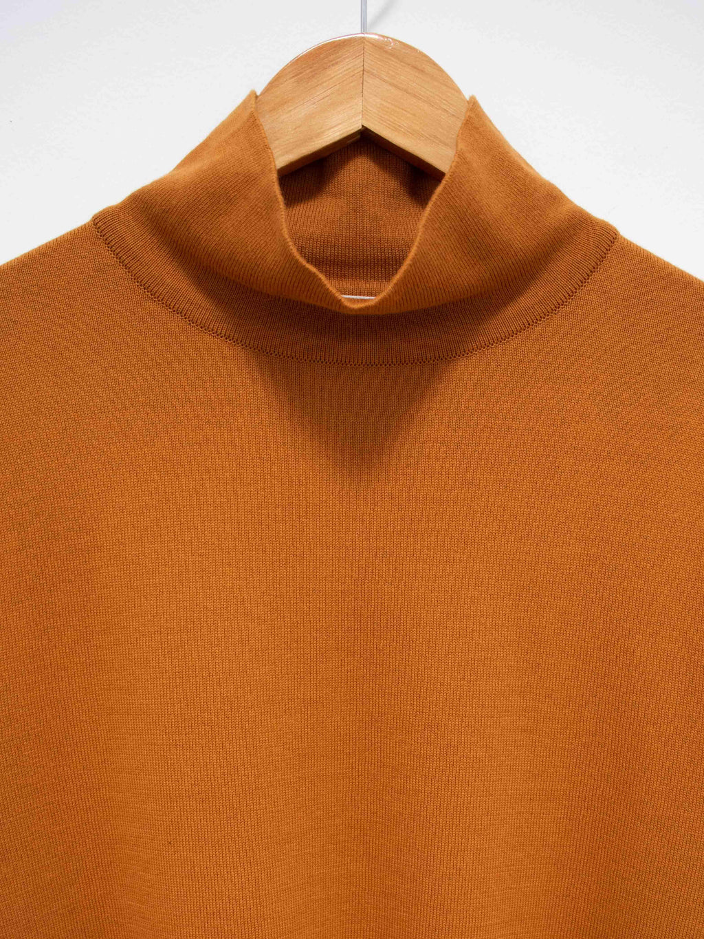 Namu Shop - Fujito Turtleneck Knit Shirt - Brown Gold