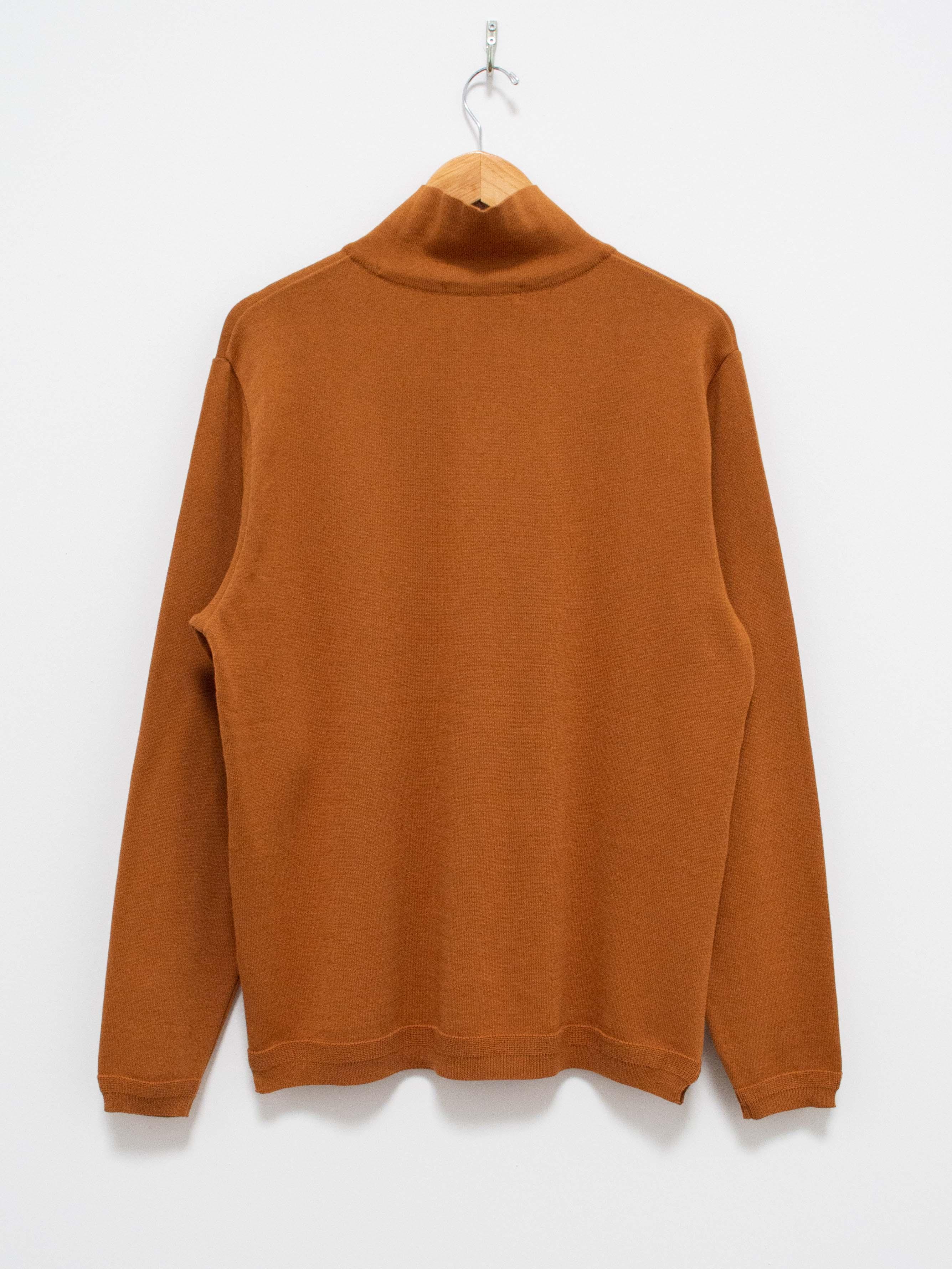 Namu Shop - Fujito Turtleneck Knit Shirt - Brown Gold