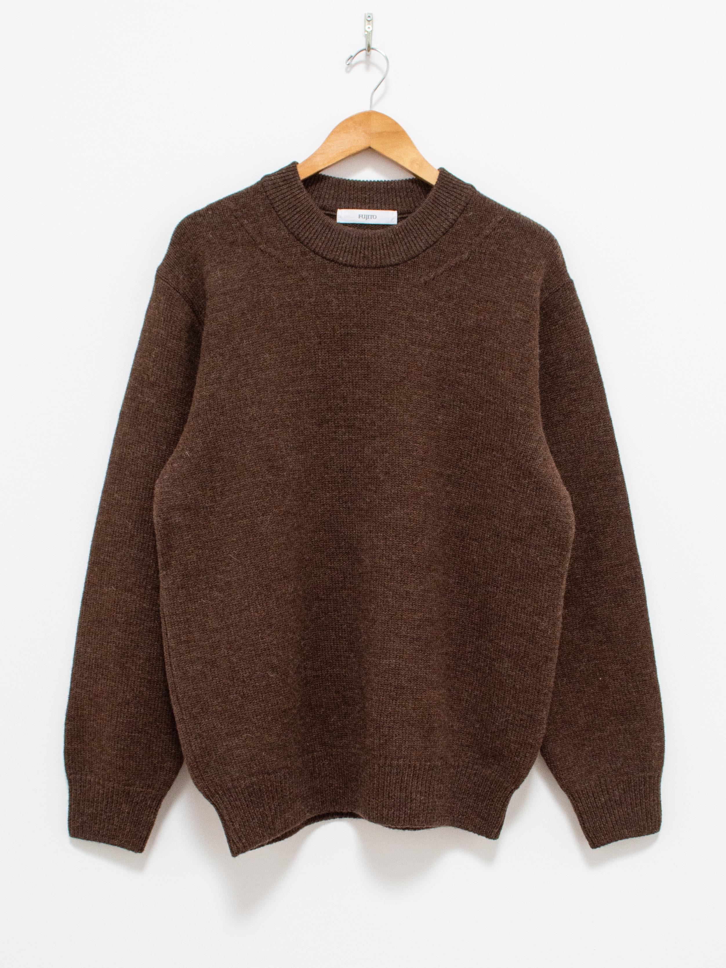 Namu Shop Fujito Wool C N Knit Brown