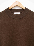 Namu Shop - Fujito Wool C/N Knit - Brown