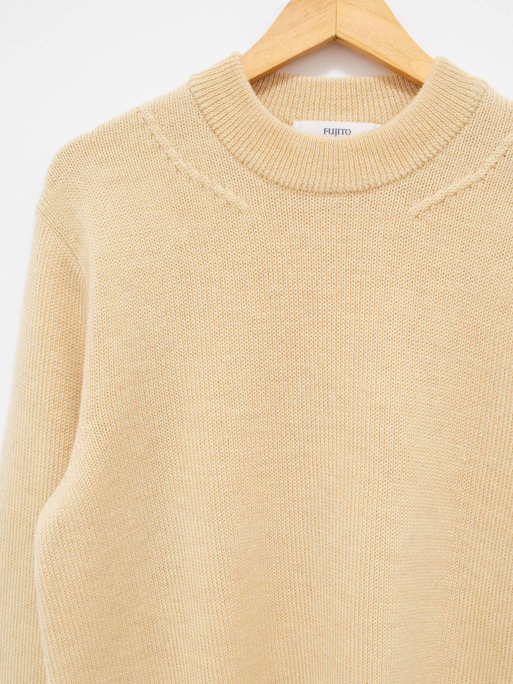 Namu Shop - Fujito Wool C/N Knit - Natural