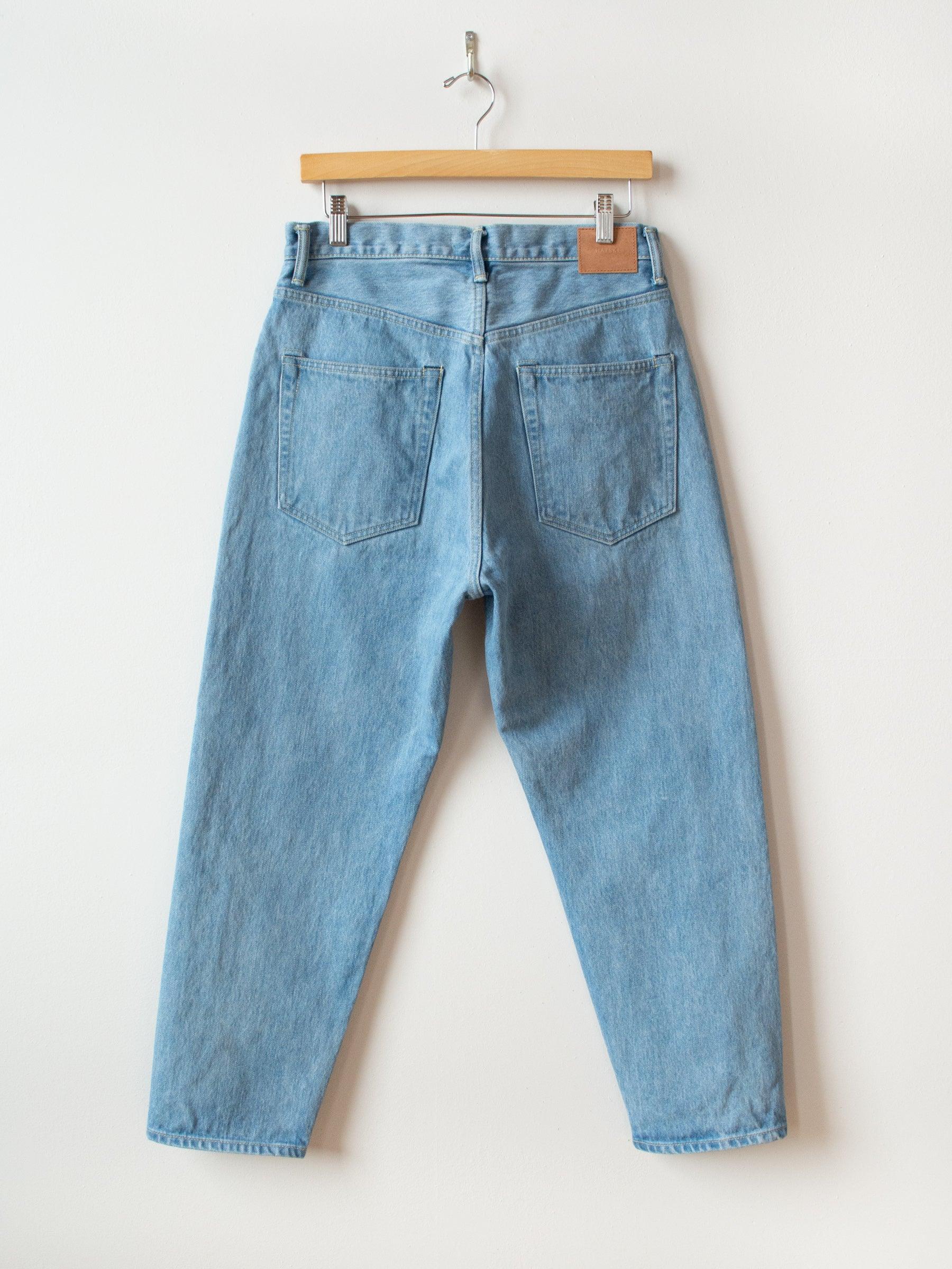 Namu Shop - Hatski Loose Tapered Denim - Ice Blue