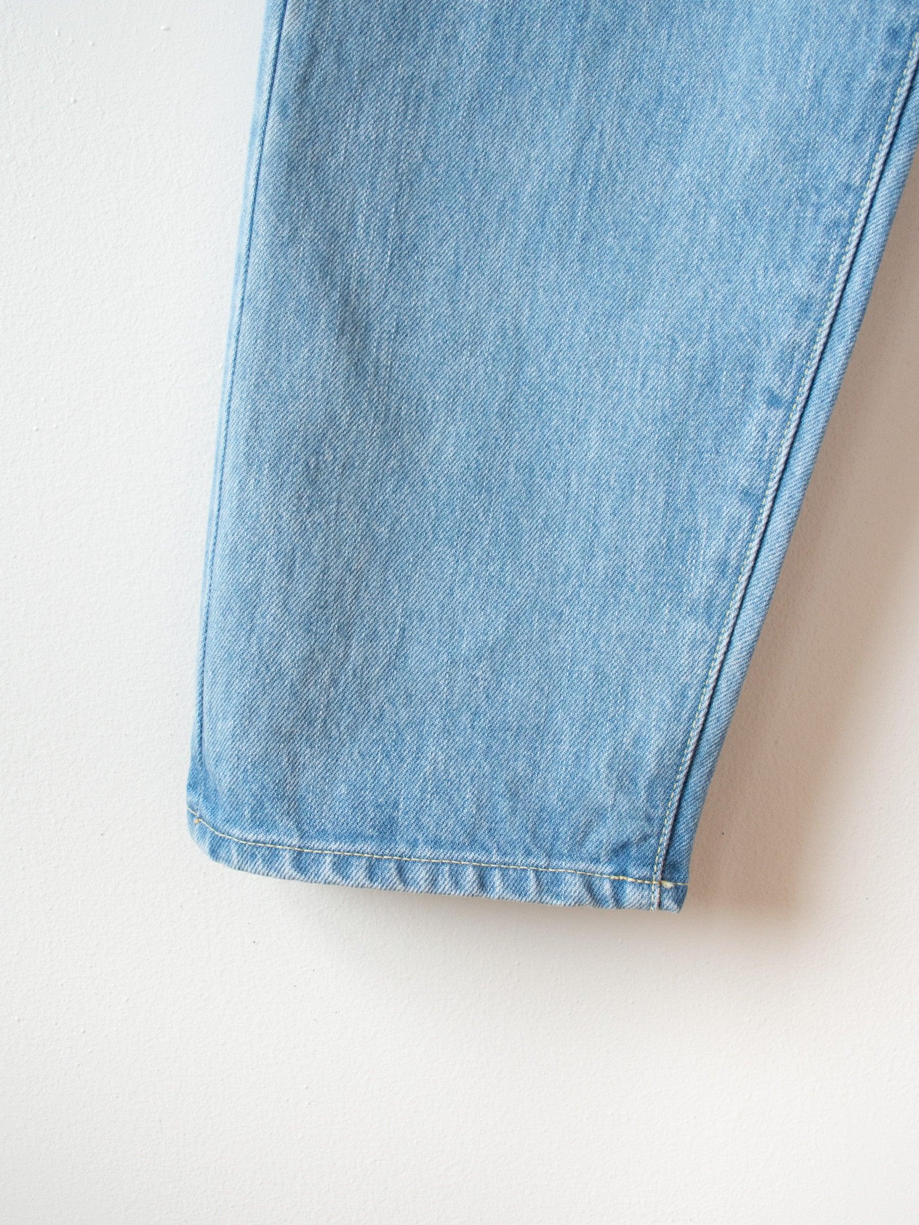 Namu Shop - Hatski Loose Tapered Denim - Ice Blue