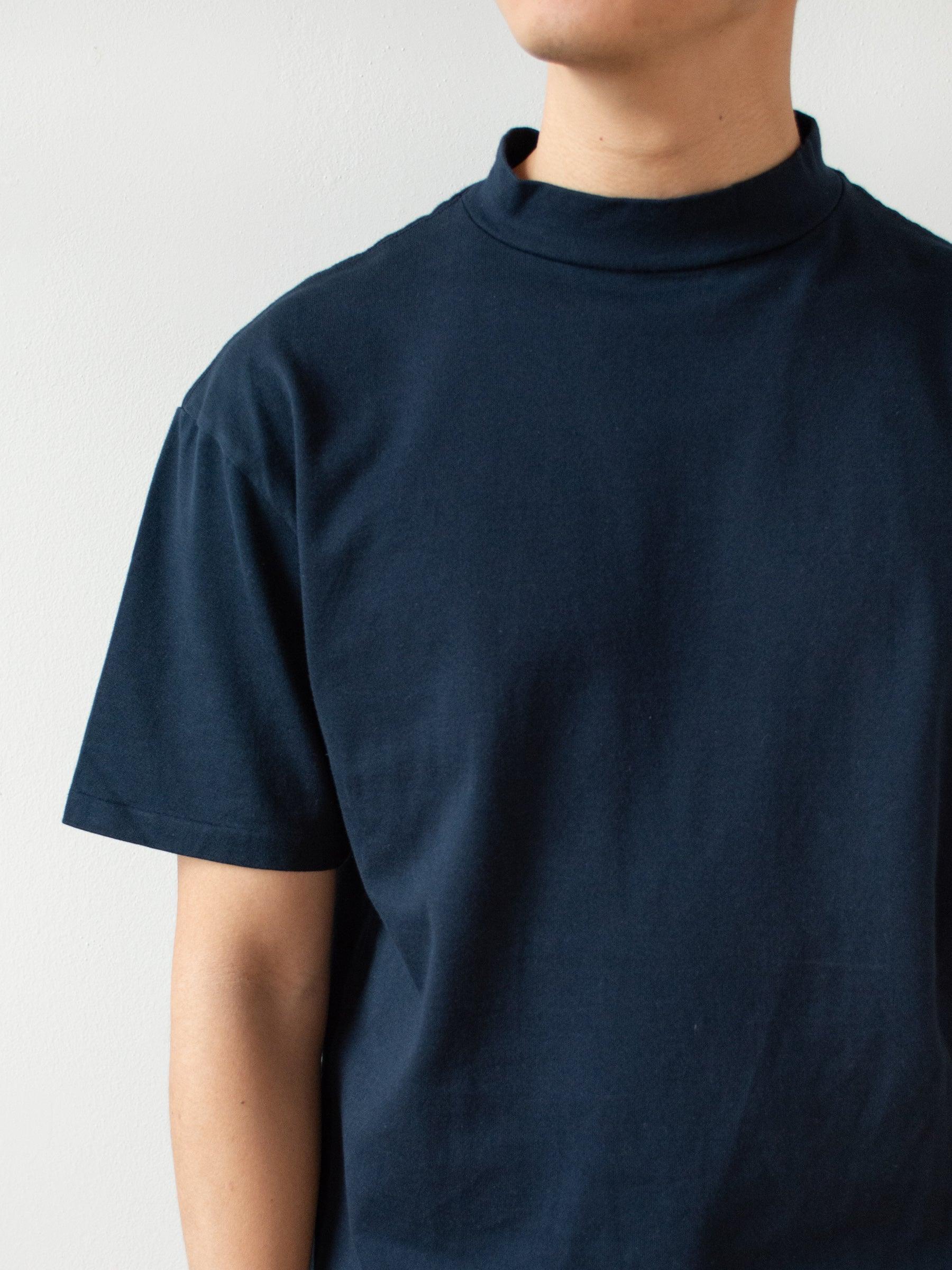 Namu Shop - Hatski Mock Neck Tee - Navy