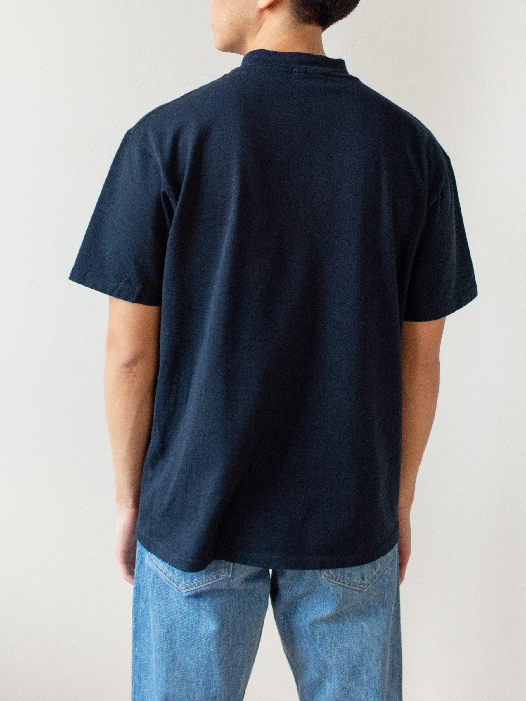 Namu Shop - Hatski Mock Neck Tee - Navy