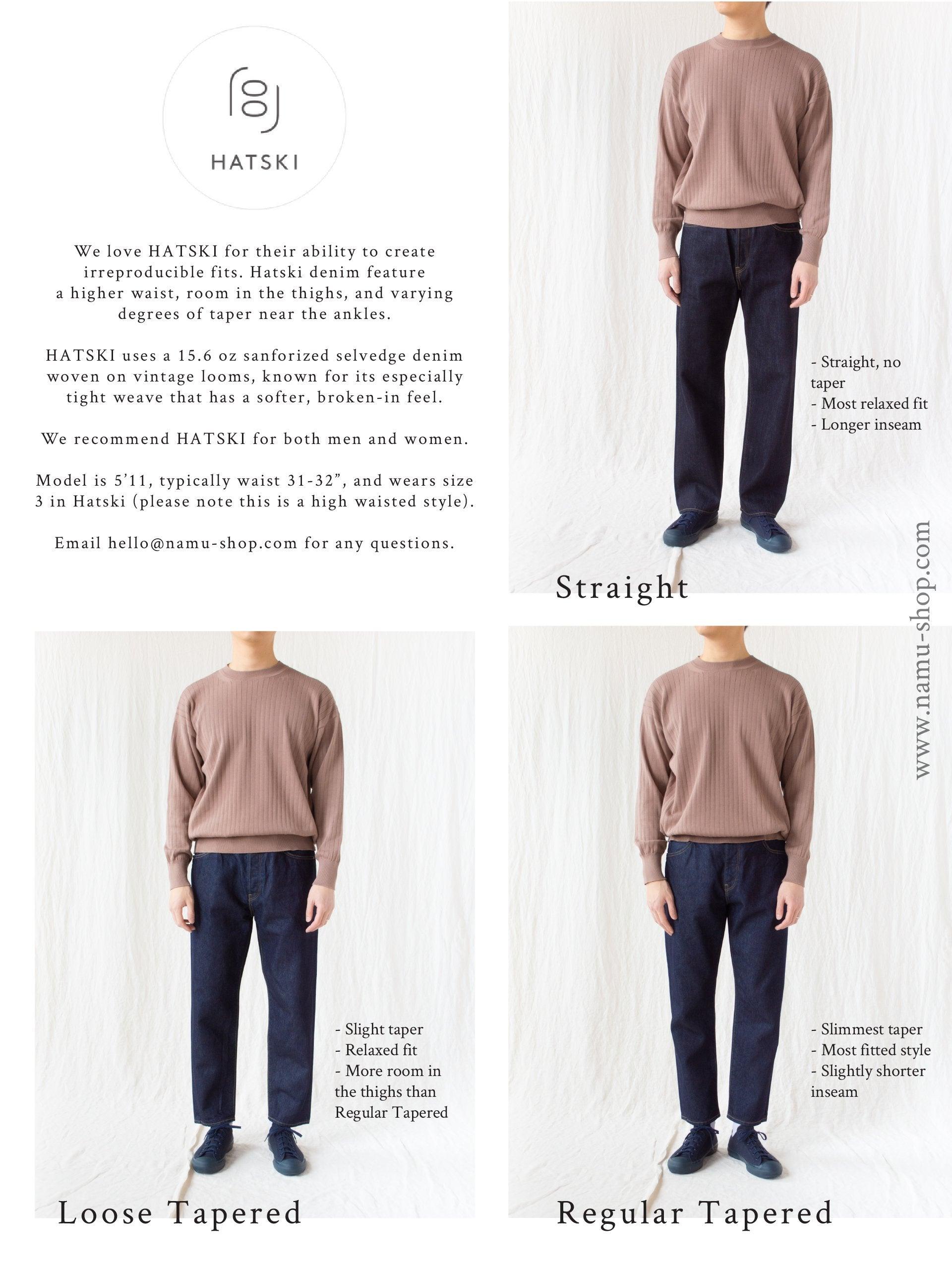 Namu Shop - Hatski Straight Washi Denim - One Wash