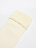 Namu Shop - Hatski Tabi Pile Socks (Women's) - White, Green, Navy