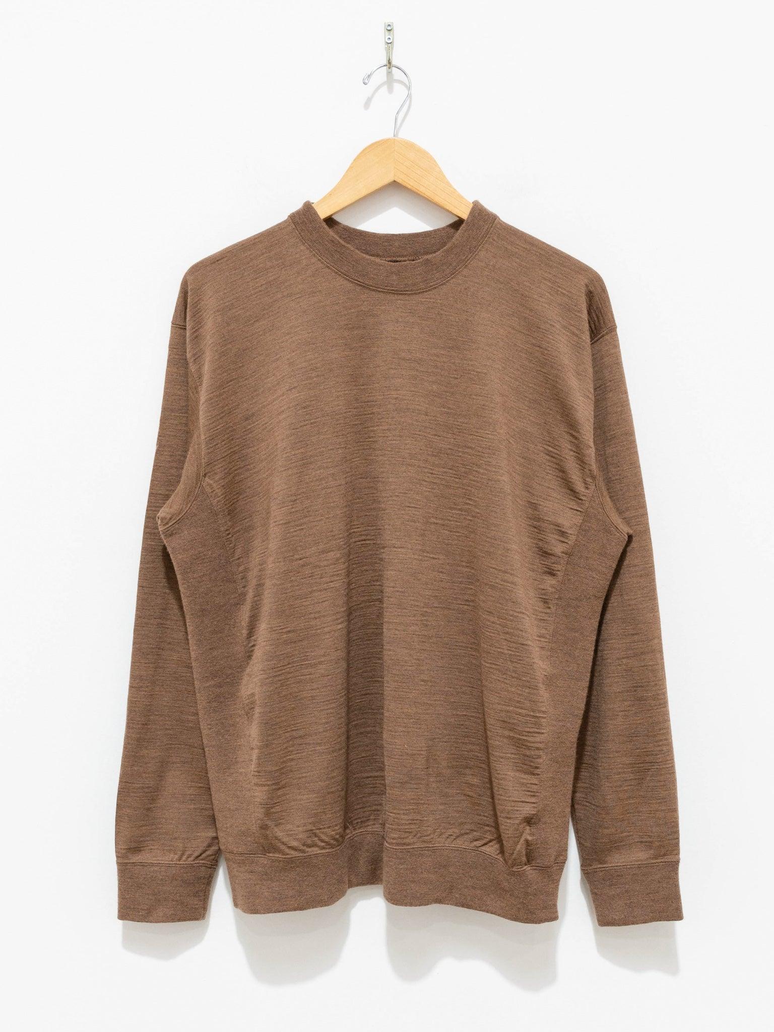 Namu Shop - Hatski Wool Tenjiku Crewneck Knit - Beige
