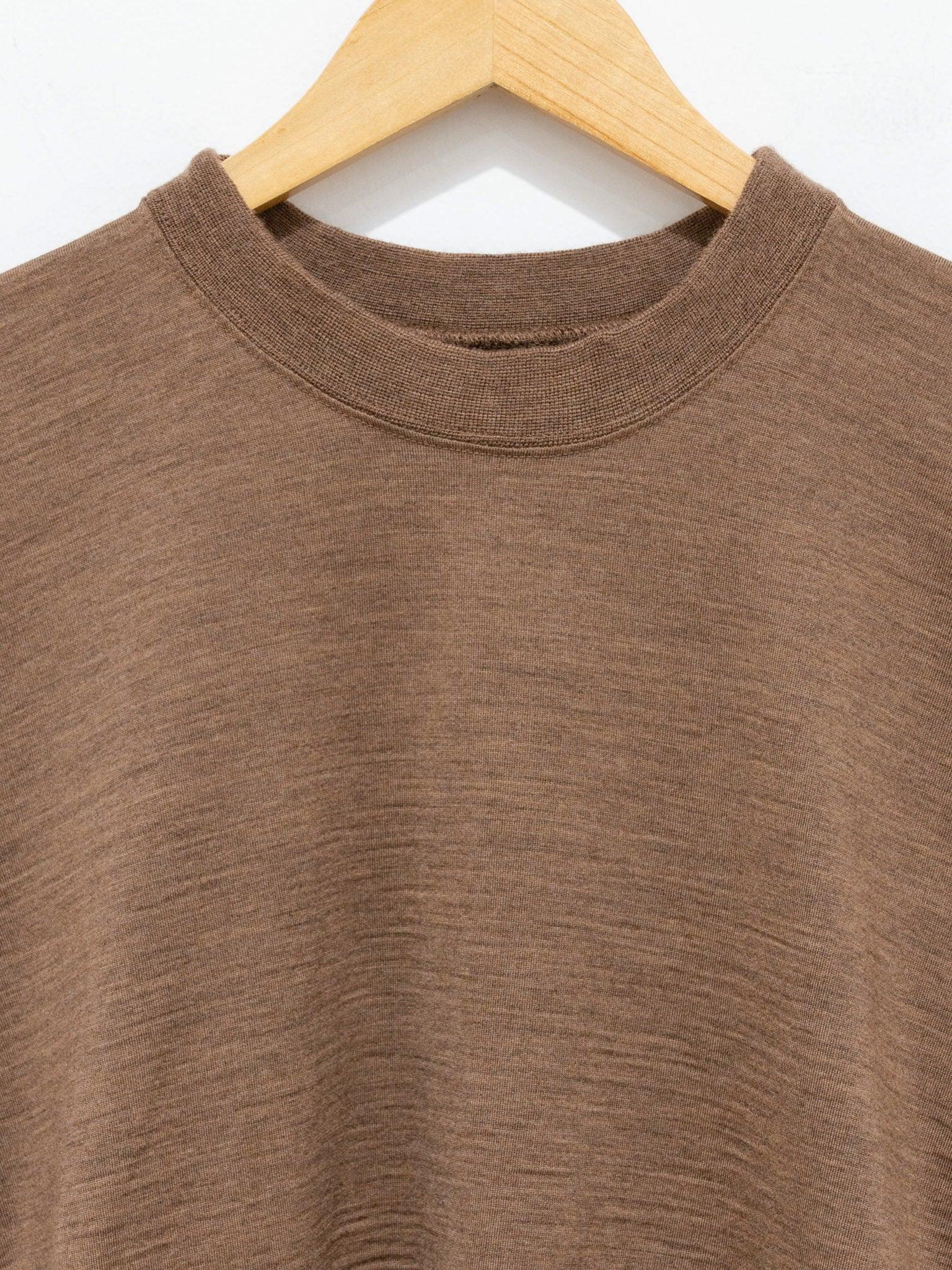 Namu Shop - Hatski Wool Tenjiku Crewneck Knit - Beige