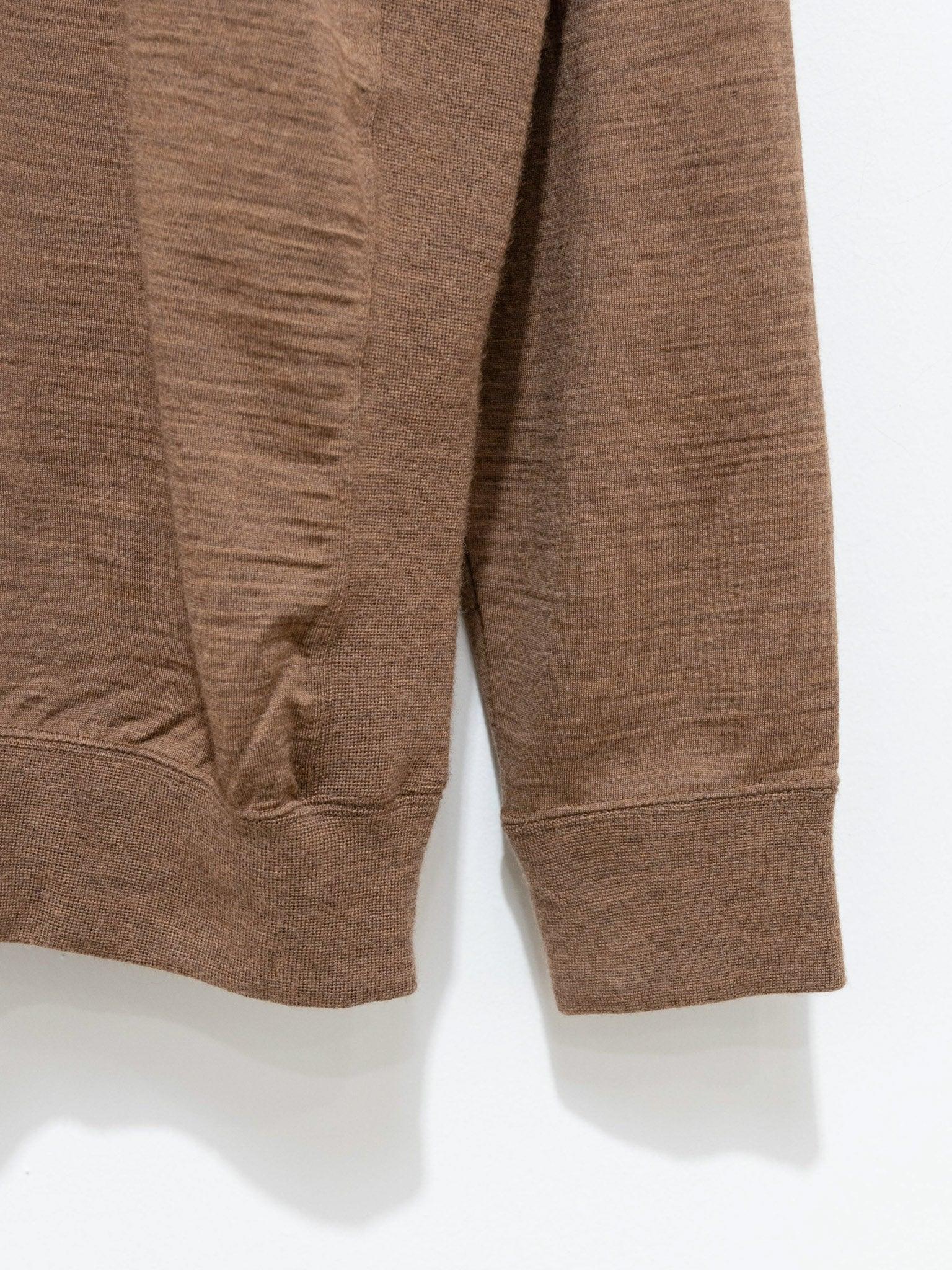 Namu Shop - Hatski Wool Tenjiku Crewneck Knit - Beige