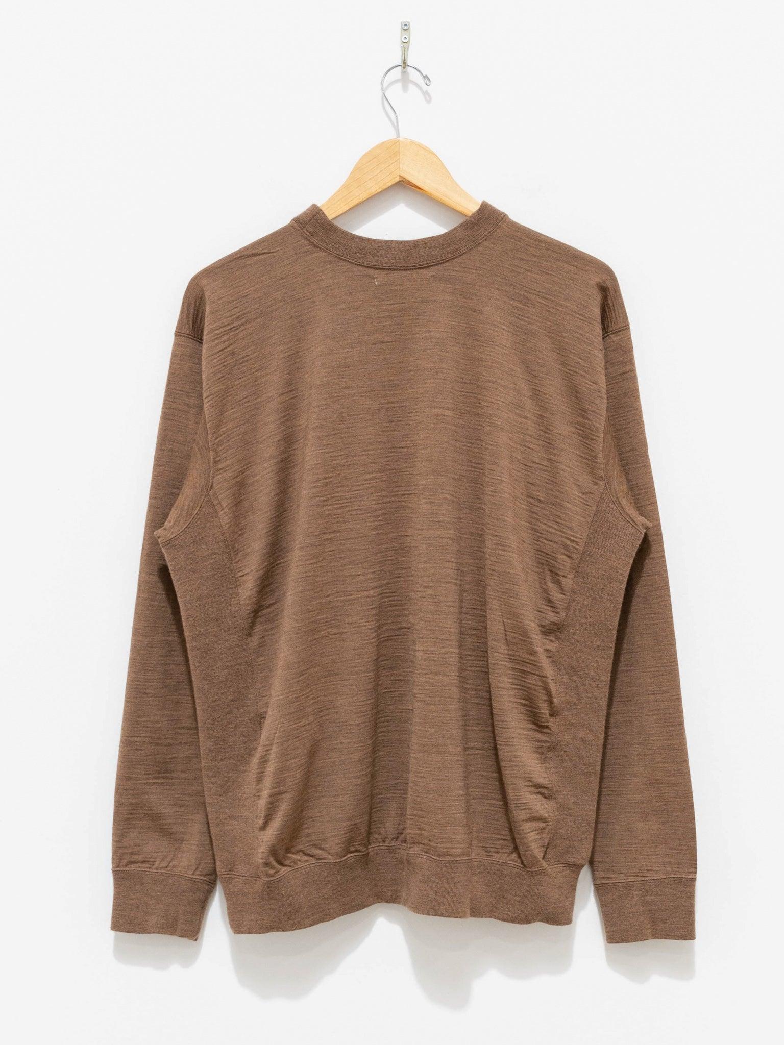 Namu Shop - Hatski Wool Tenjiku Crewneck Knit - Beige