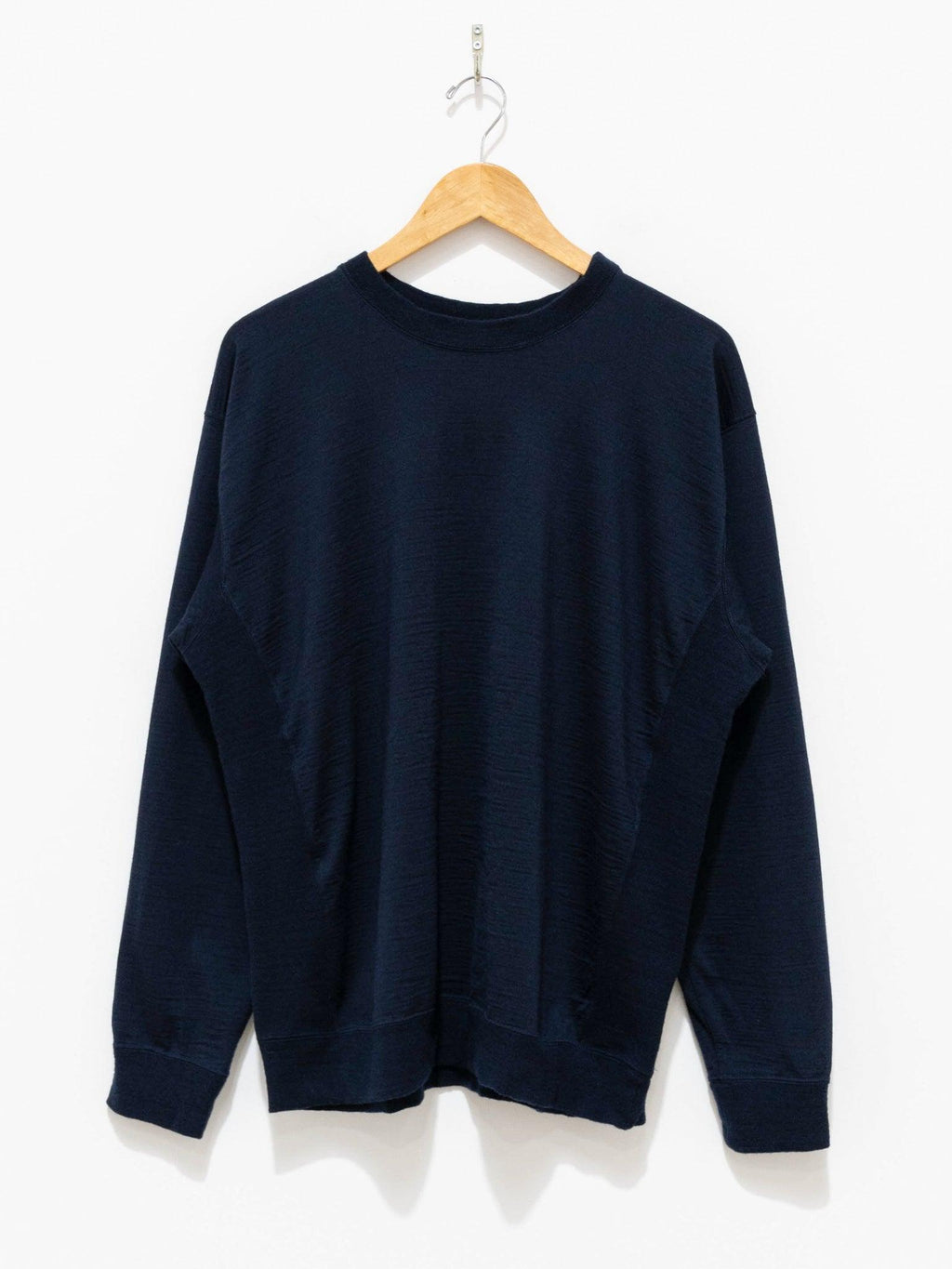 Namu Shop - Hatski Wool Tenjiku Crewneck Knit - Navy
