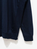 Namu Shop - Hatski Wool Tenjiku Crewneck Knit - Navy