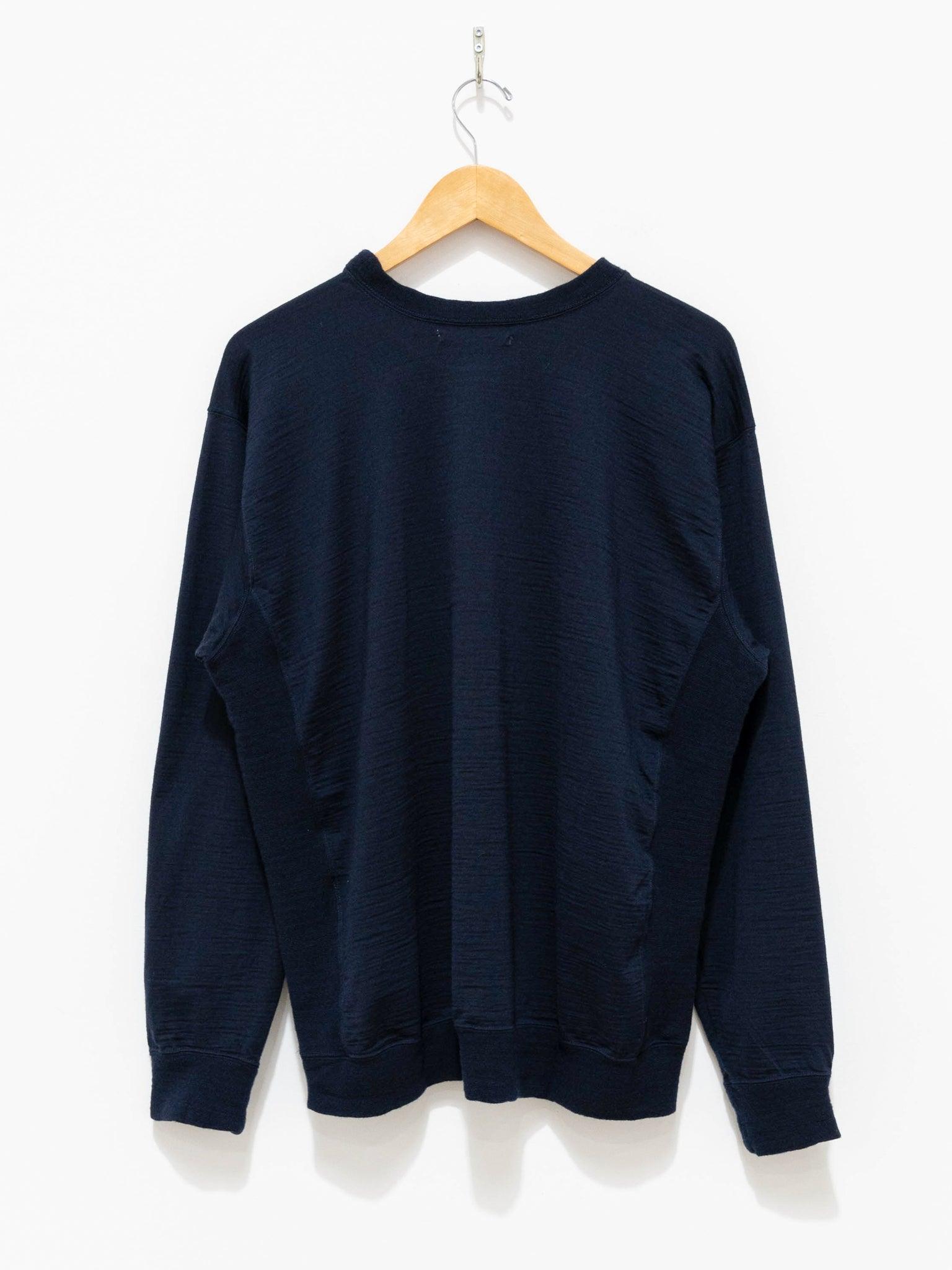 Namu Shop - Hatski Wool Tenjiku Crewneck Knit - Navy
