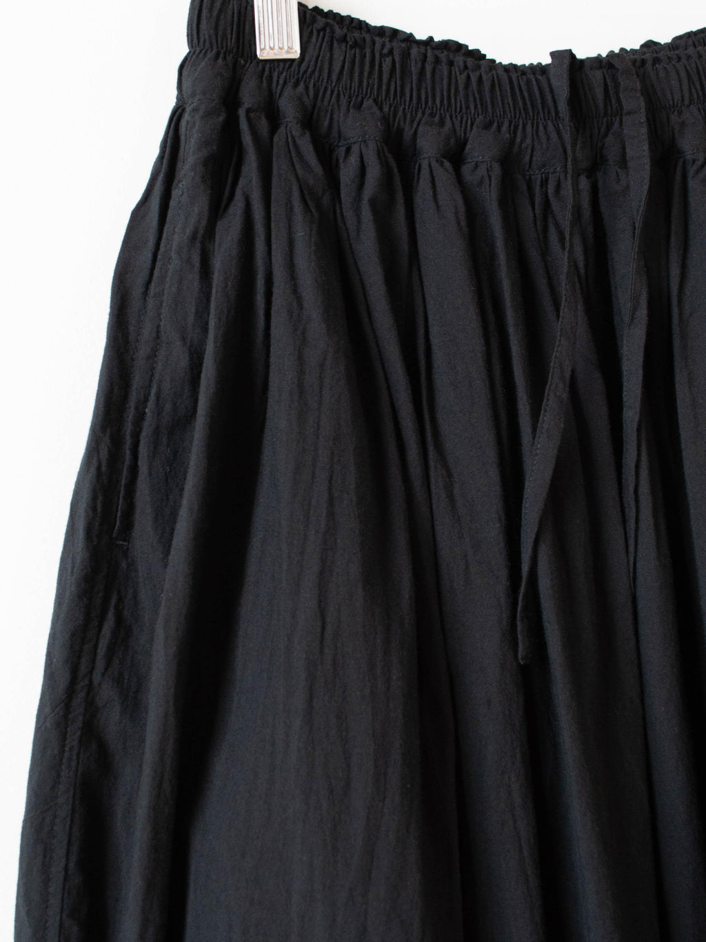 Namu Shop - Ichi Antiquites Azumadaki Drawstring Skirt - Black