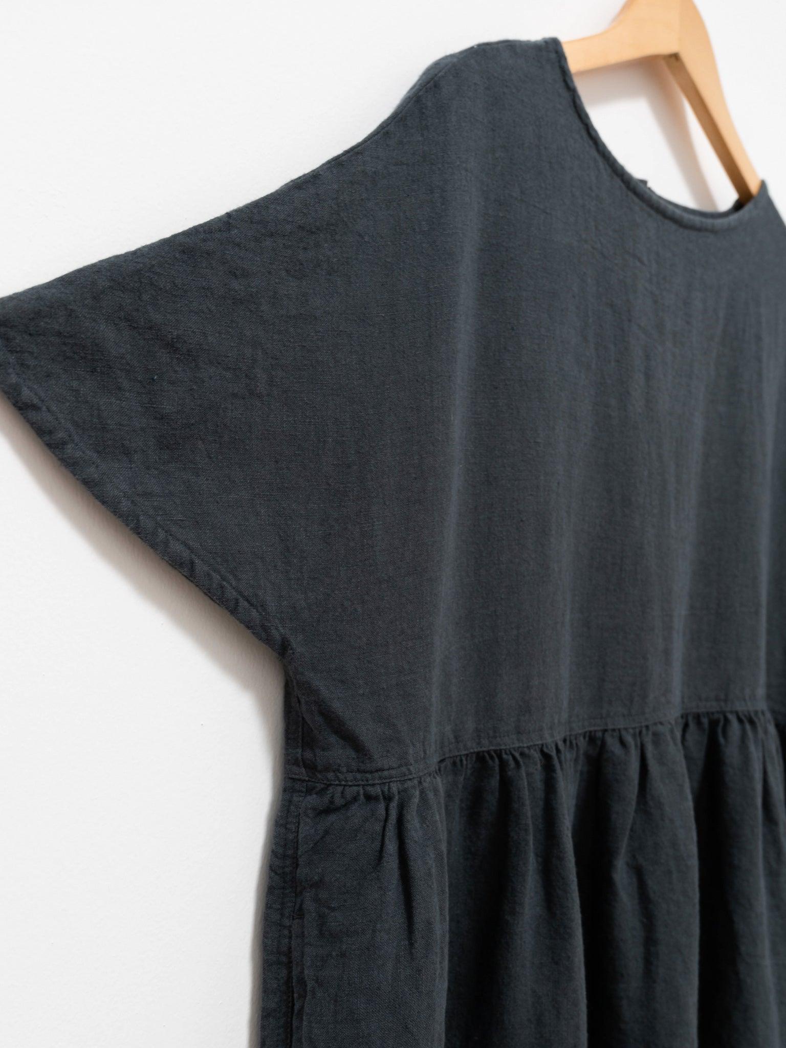 Namu Shop - Ichi Antiquites Azumadaki Dress - Charcoal