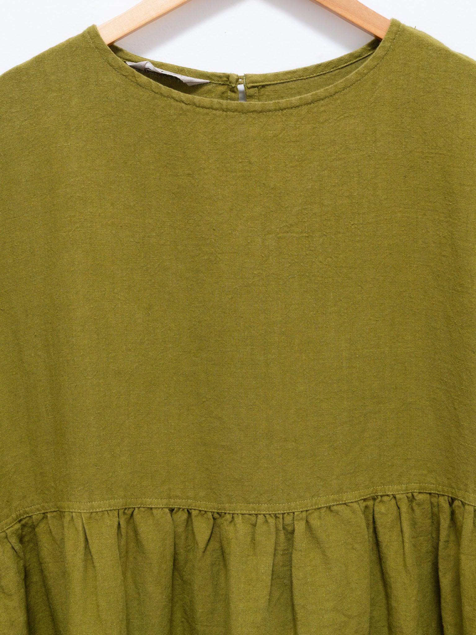 Namu Shop - Ichi Antiquites Azumadaki Dress - Green