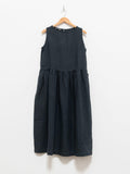 Namu Shop - Ichi Antiquites Azumadaki Sleeveless Dress - Charcoal