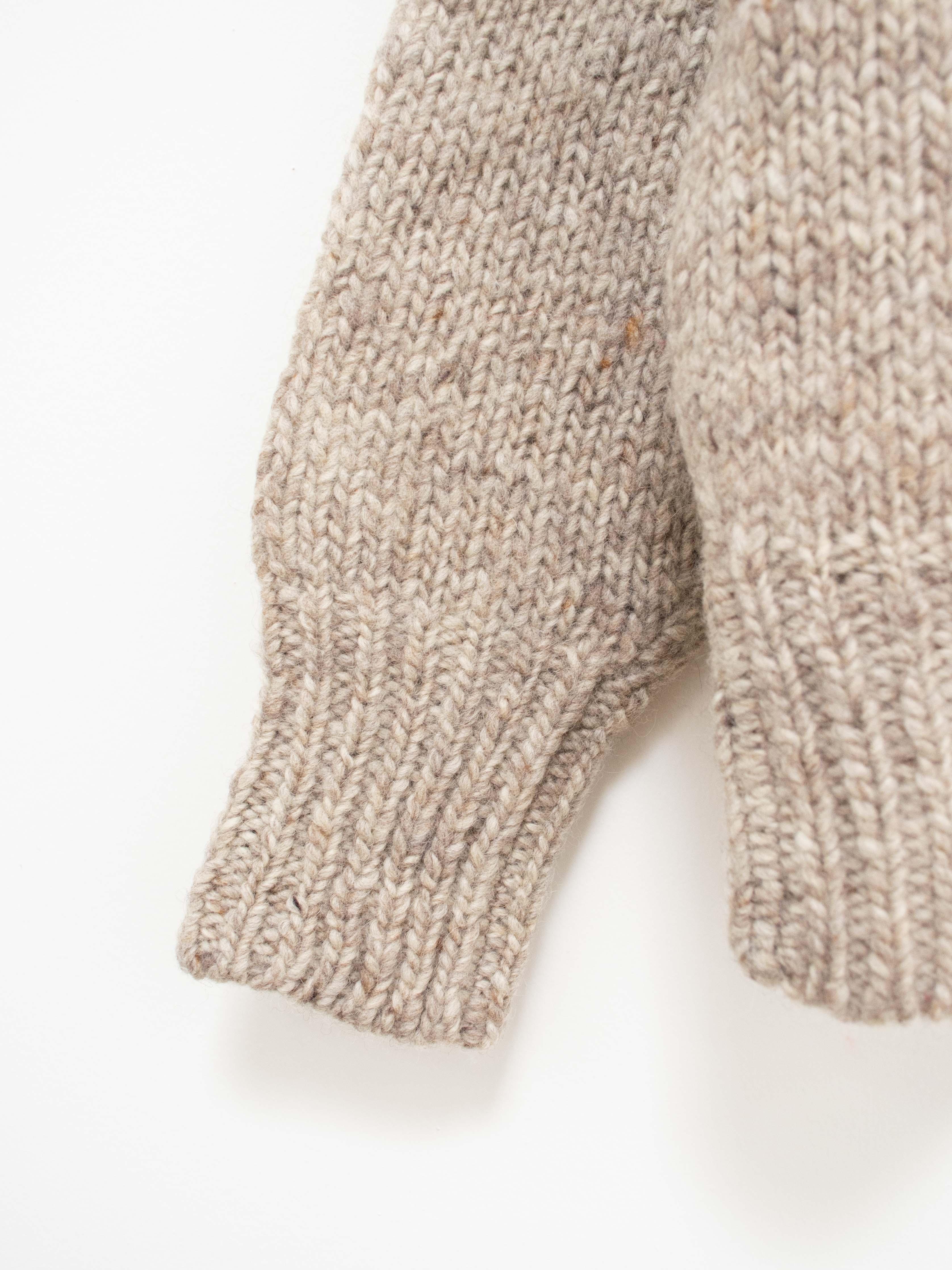 Namu Shop - Ichi Antiquites British Wool Eagle Pullover Knit - Oatmeal
