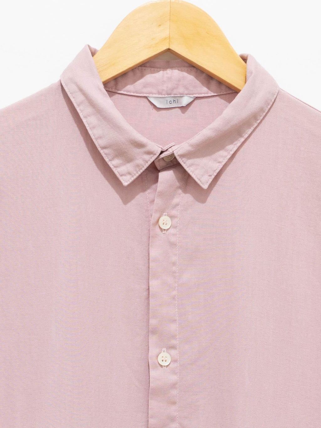 Namu Shop - Ichi Antiquites Co/Li BD Shirt Dress - Light Pink