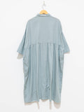 Namu Shop - Ichi Antiquites Co/Li BD Shirt Dress - Mint Blue