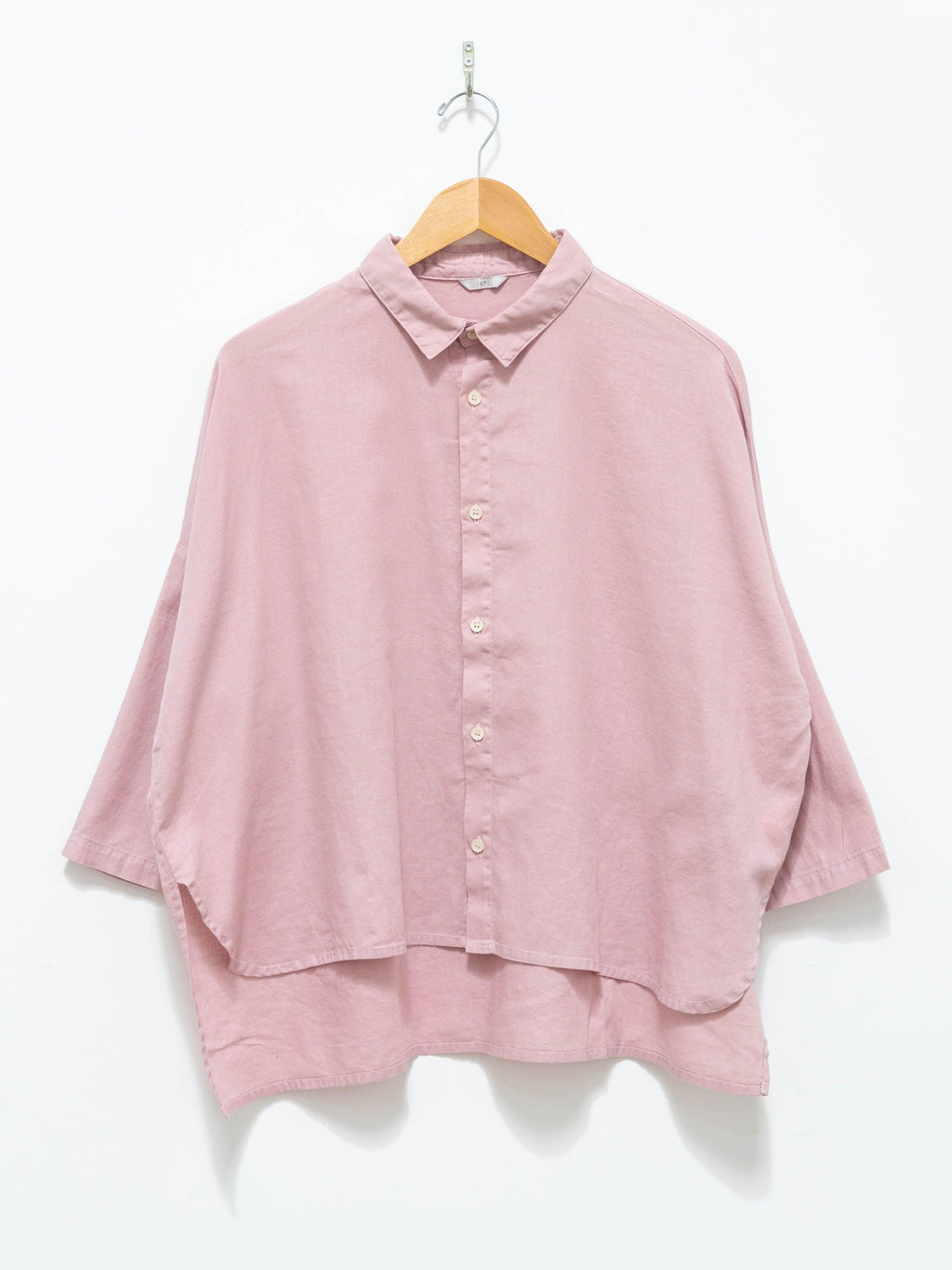 Namu Shop - Ichi Antiquites Co/Li BD Shirt - Light Pink
