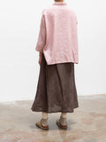 Namu Shop - Ichi Antiquites Co/Li BD Shirt - Light Pink