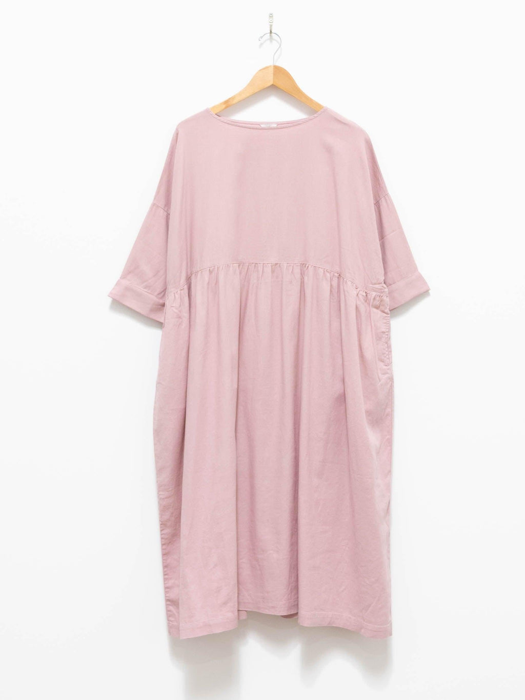Namu Shop - Ichi Antiquites Co/Li Gather Dress - Light Pink