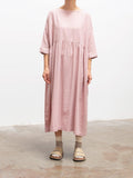 Namu Shop - Ichi Antiquites Co/Li Gather Dress - Light Pink