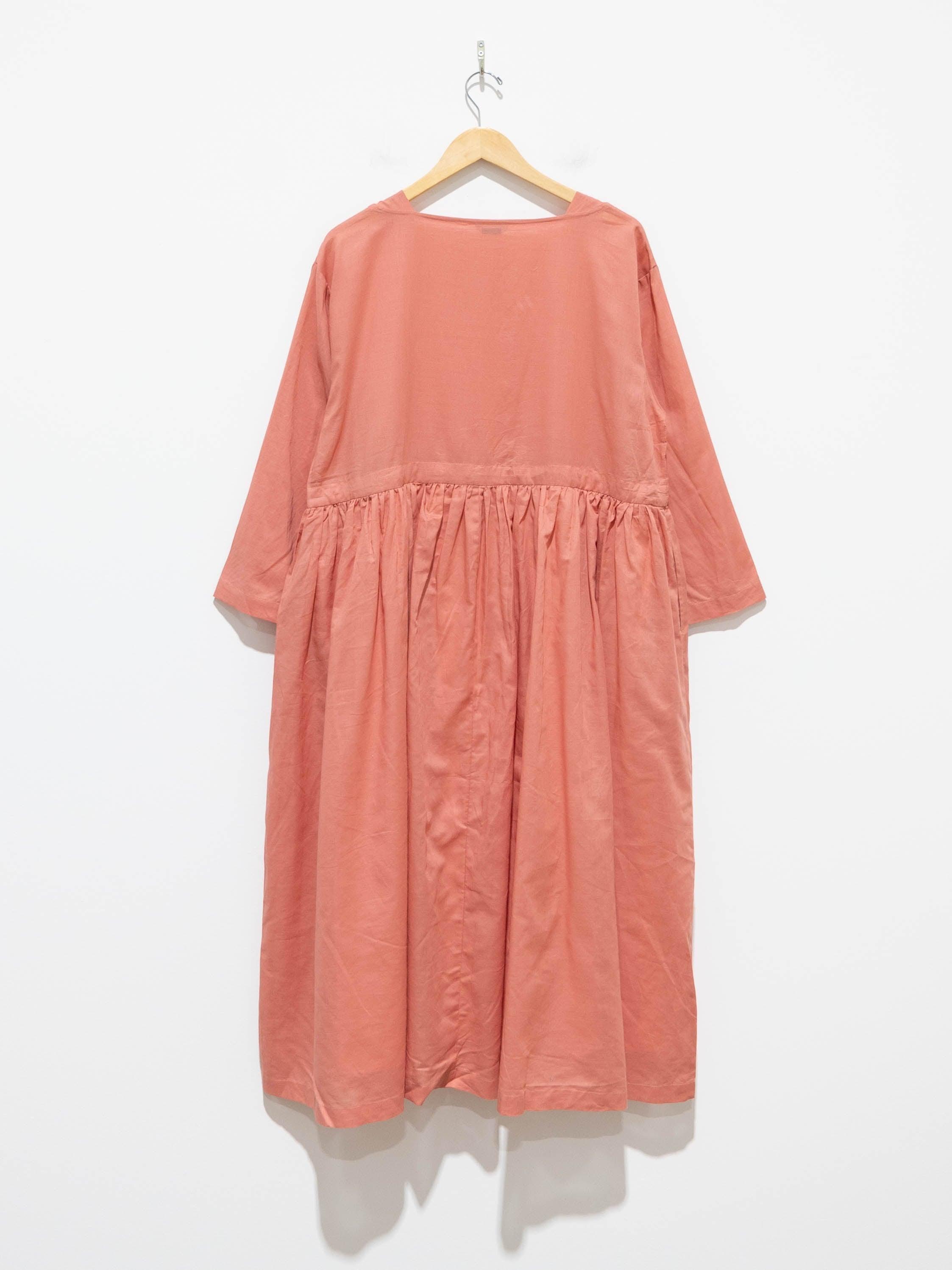 Namu Shop - Ichi Antiquites Co/Li Volume Gather Dress - Coral
