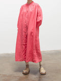 Namu Shop - Ichi Antiquites Color Linen Dress - Light Blue