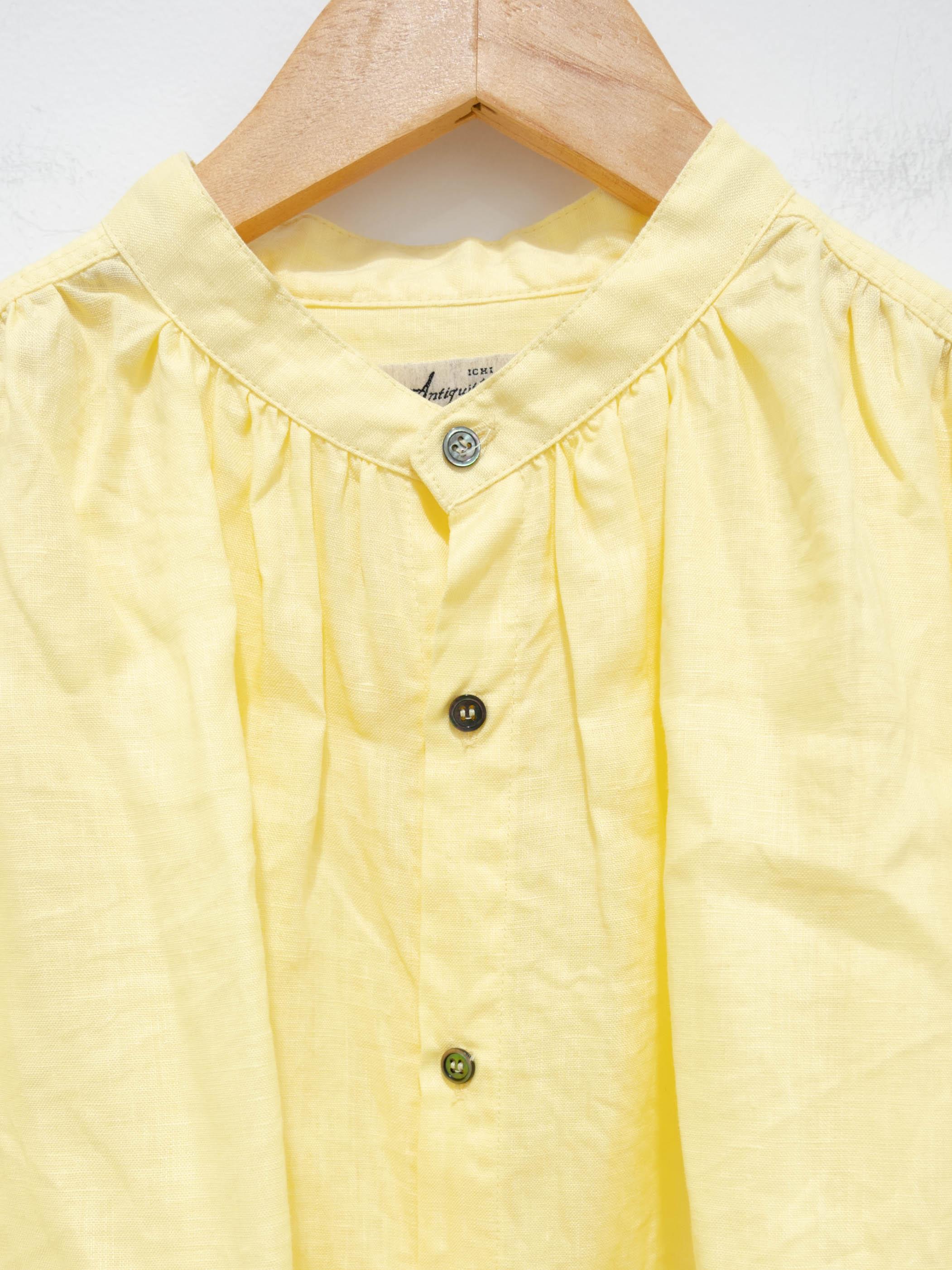 Namu Shop - Ichi Antiquites Color Linen Shirt - Lemon