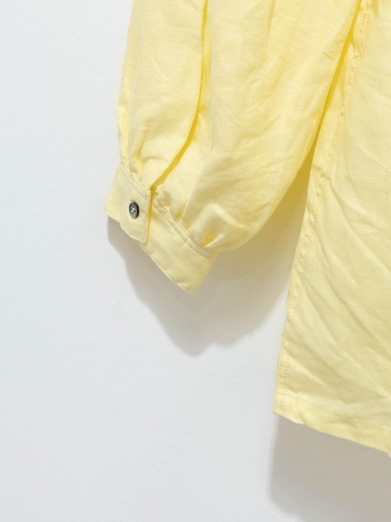 Namu Shop - Ichi Antiquites Color Linen Shirt - Lemon