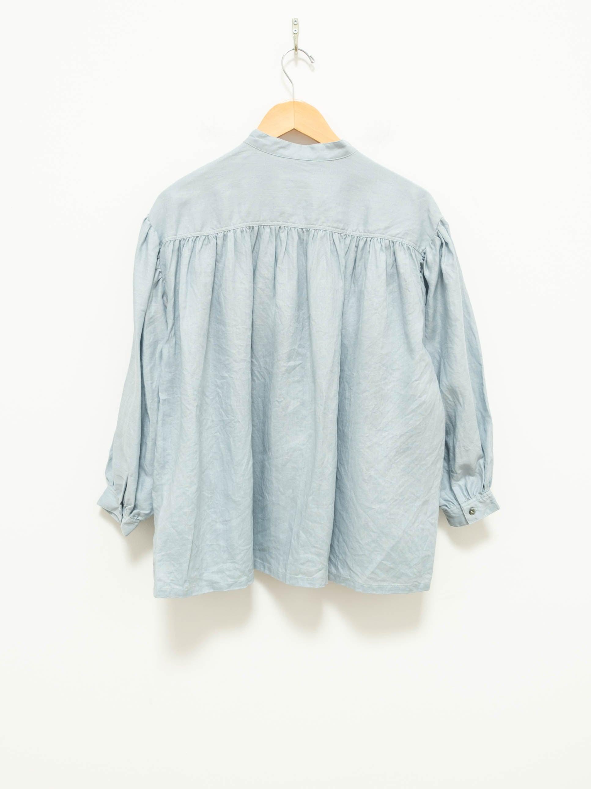 Namu Shop - Ichi Antiquites Color Linen Shirt - Light Blue