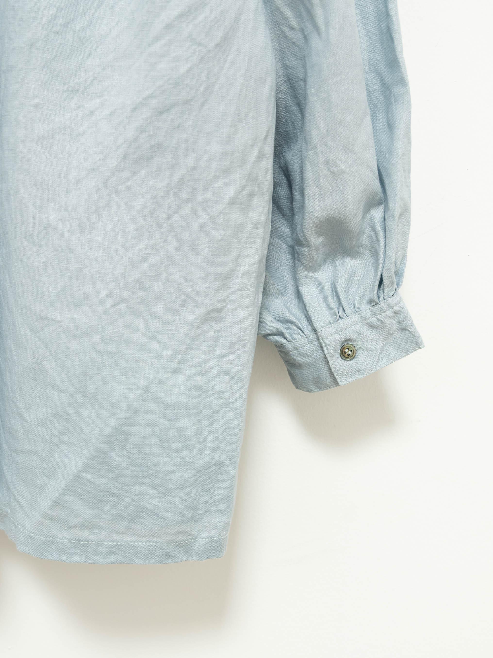 Namu Shop - Ichi Antiquites Color Linen Shirt - Light Blue