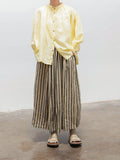 Namu Shop - Ichi Antiquites Color Linen Shirt - Light Blue