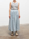 Namu Shop - Ichi Antiquites Color Linen Skirt - Light Blue