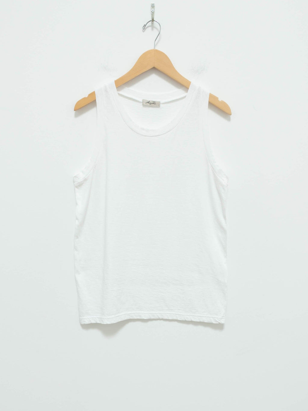 Namu Shop - Ichi Antiquites Cotton Jersey Tank Top - White