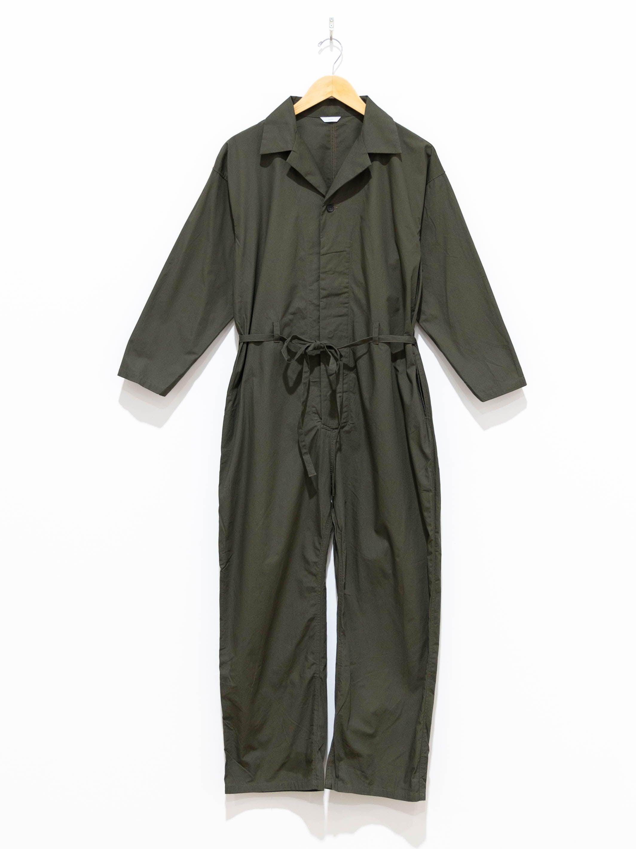 Namu Shop ICHI Cotton Jumpsuit Olive - Main Image