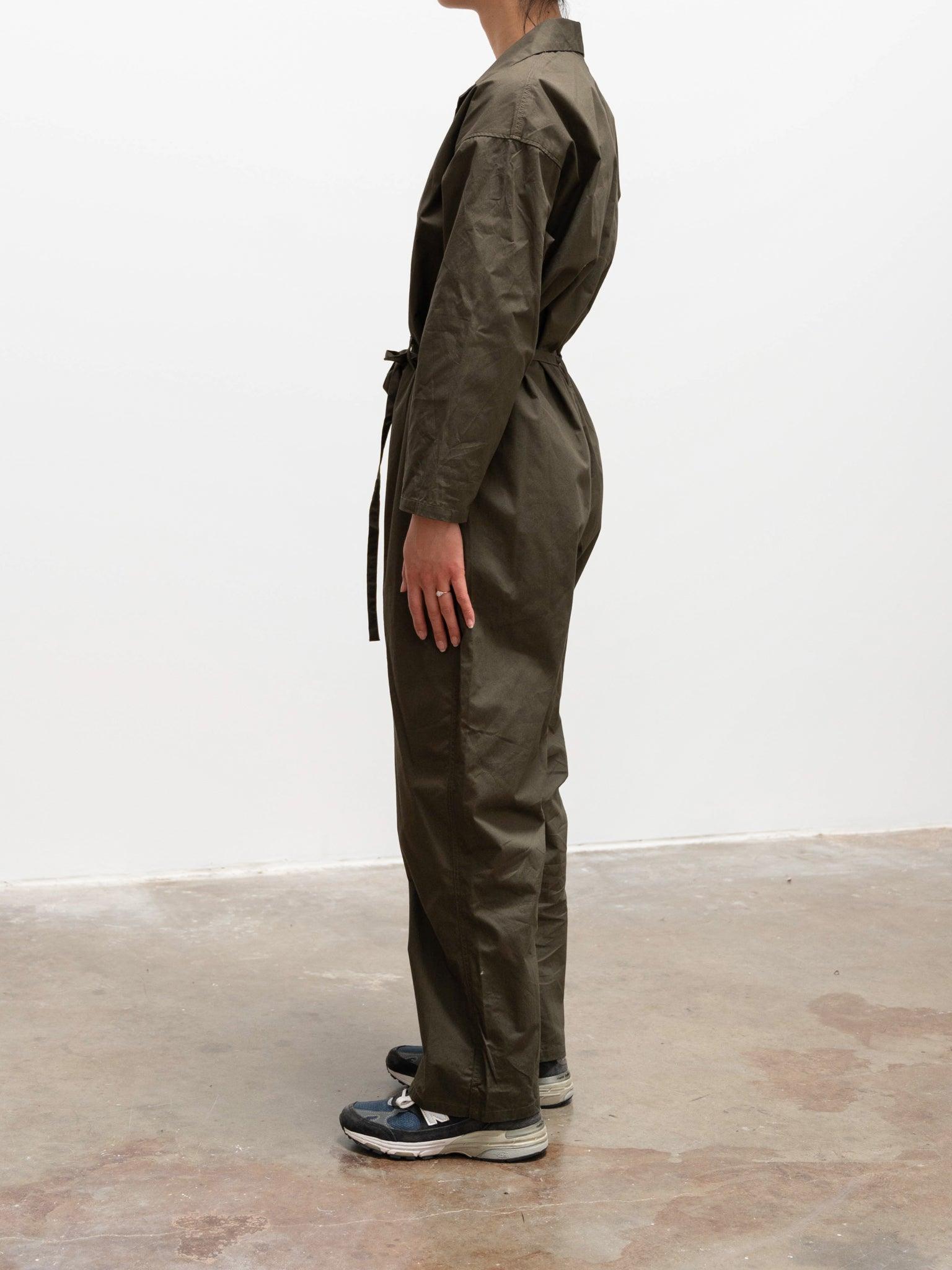 Namu Shop - Ichi Antiquites Cotton Jumpsuit - Olive