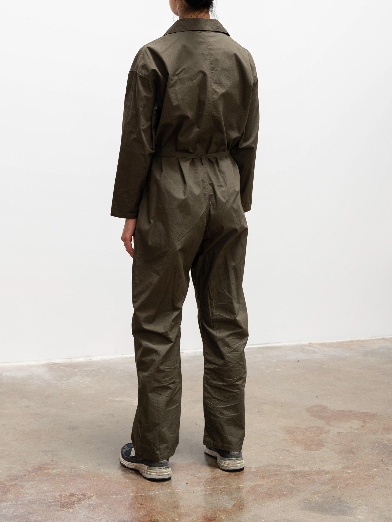Namu Shop - Ichi Antiquites Cotton Jumpsuit - Olive