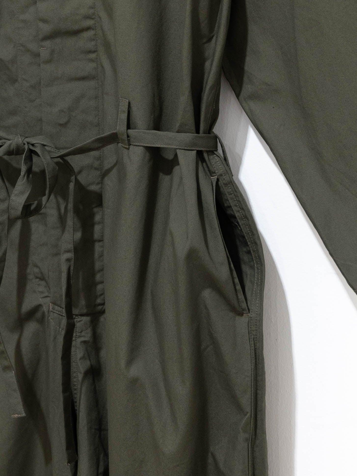 Namu Shop - Ichi Antiquites Cotton Jumpsuit - Olive