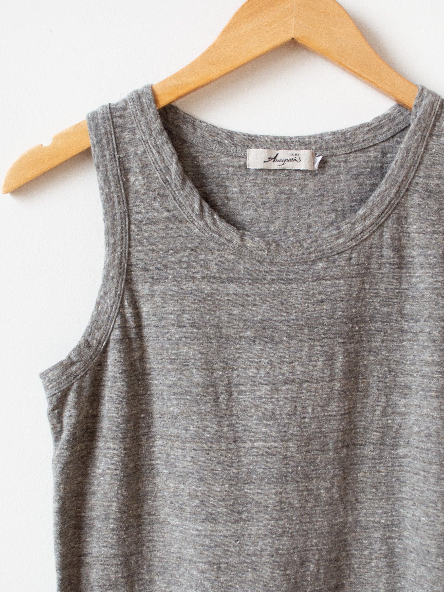 Namu Shop - Ichi Antiquites Cotton Tank Top - Gray