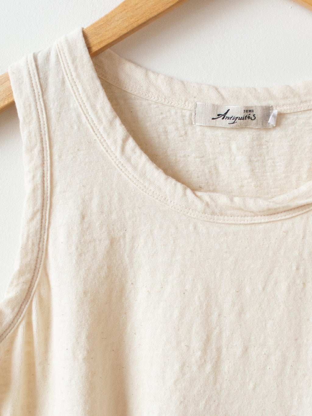 Namu Shop - Ichi Antiquites Cotton Tank Top - Natural